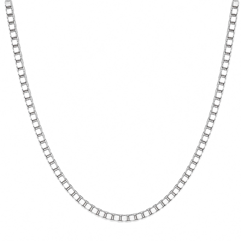 CADENA PLATEADA VENECIANA 2 MM 55 CM - 1
