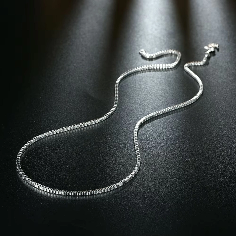 CADENA PLATEADA VENECIANA 2 MM 55 CM - 5