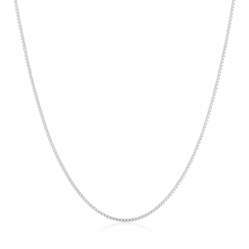 CADENA VENECIANA PLATA 70 CM 1 MM - 1