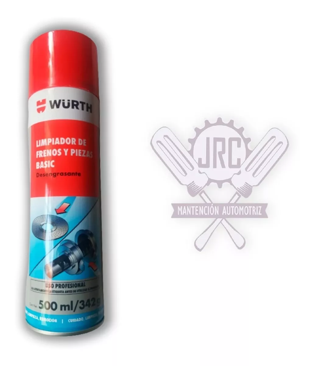 WURTH LIMPIADOR DE FRENOS Y DESENGRASANTE 500ML - 1