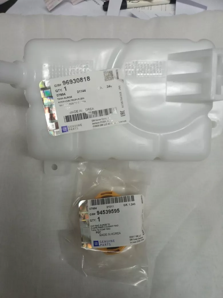 DEPOSITO REFRIGERANTE 100%ORIGINAL AVEO 1.4 - 2