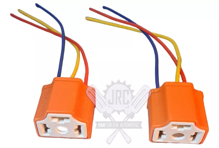 ENCHUFE CONECTOR AMPOLLETA H4 DE PORCELANA - 1