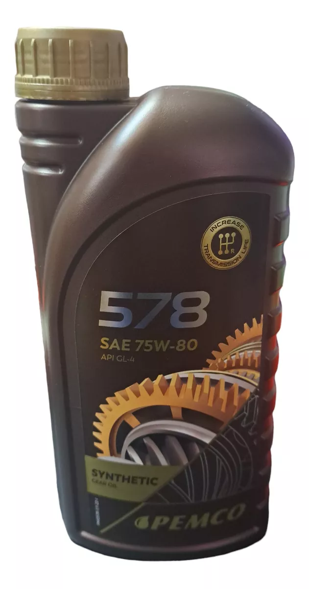 ACEITE 75W80 GL4 CAJA MECÁNICA PEMCO SINTÉTICO 1 LITRO - 1