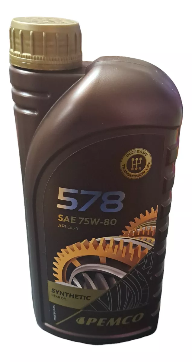 ACEITE 75W80 GL4 CAJA MECÁNICA PEMCO SINTÉTICO 1 LITRO - 2