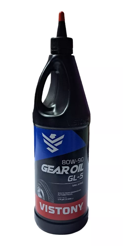 ACEITE TRANSMISIÓN Y DIFERENCIAL 80W90 GL-5 VISTONY 946ML - 1