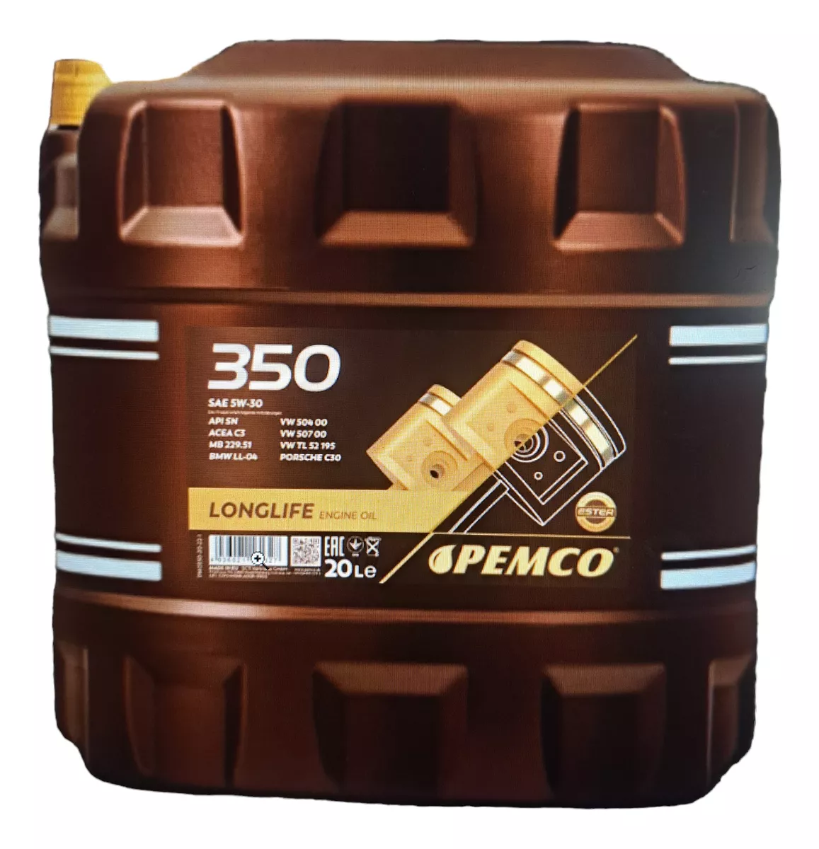 ACEITE 5W30 PEMCO IDRIVE 350 FULLY SYNTHETIC ACEA C3 7LTS - 1