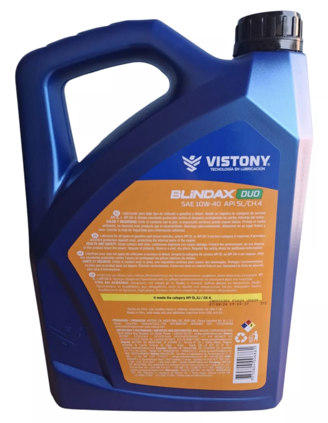 ACEITE DE MOTOR 10W40 SEMI SINTETICO - 2