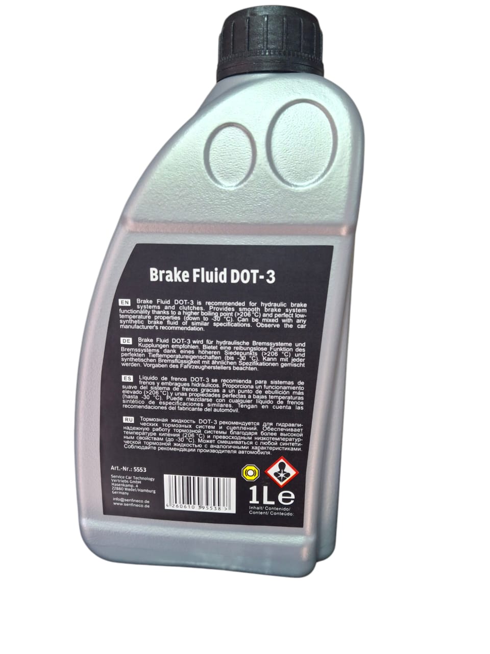 LIQUIDO DE FRENOS DOT 3 SENFINECO 1 LITRO - 2