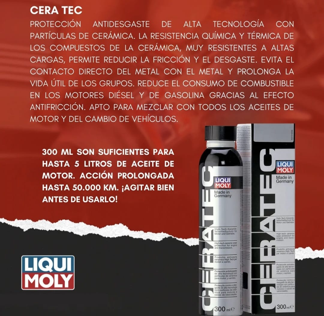 ADITIVO ANTIFRICCIÓN CERÁMICO CERATEC - 2