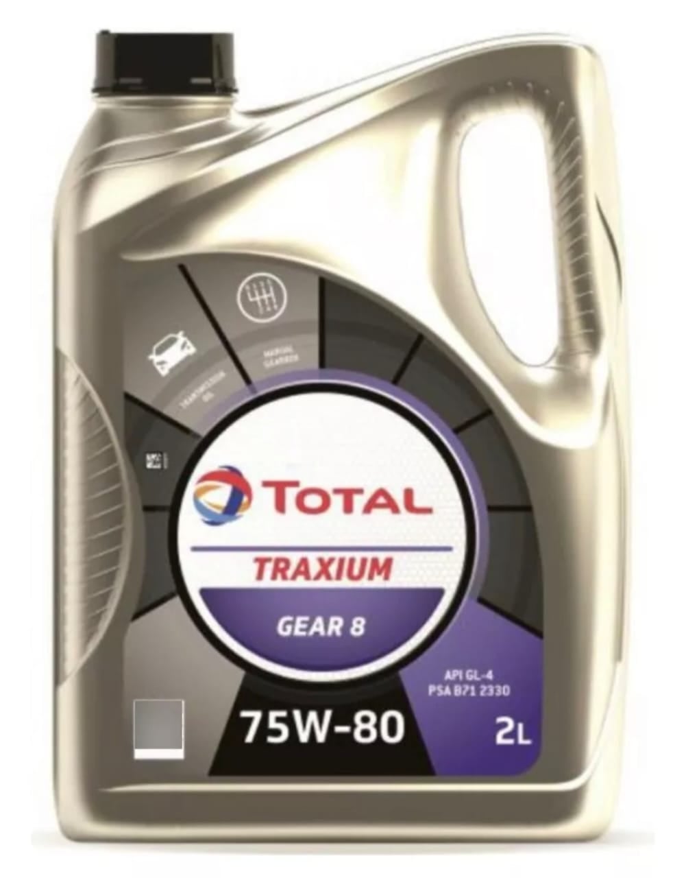 ACEITE TRANSMISIÓN MANUAL 75W80 TOTAL TRAXIUM GEAR 8 GL4 2LT - 2