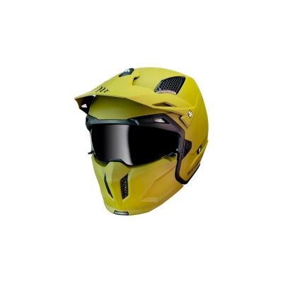 Casco Integrale MT Helmets Streetfighter SV - Nero Solido, Qualità Garantita Per Uso Off-road E Stradale