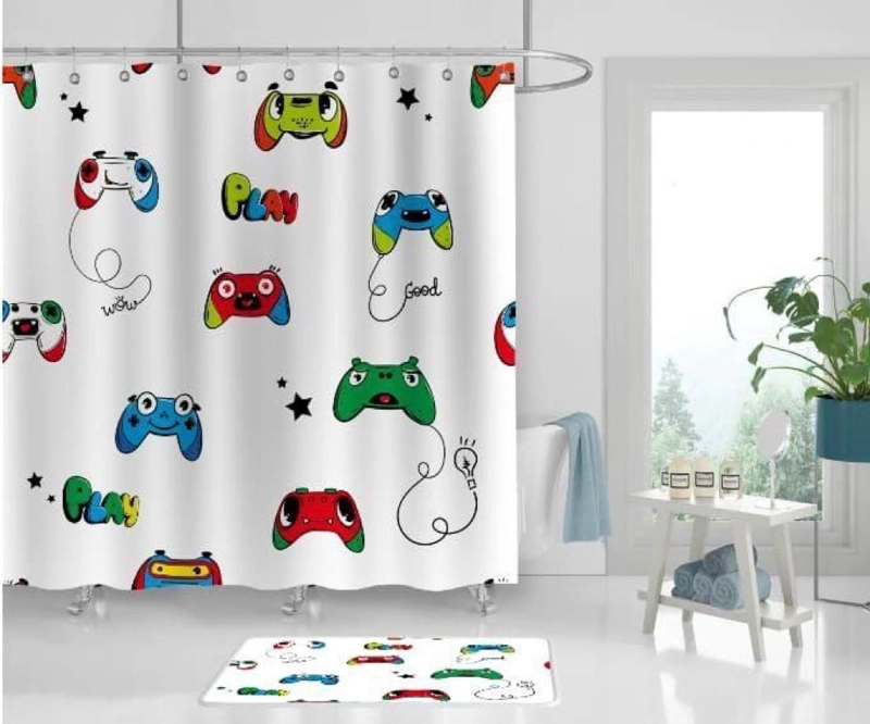 CORTINA DE BAÑO IMPERMEABLE - 0012 - 1