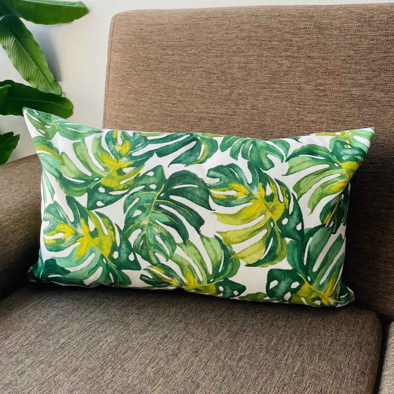 COJÍN TODOHOGARSANTIAGODECHILE FCE5 SET 2 ESTAMPADOS 45 X 45 CM VERDE - 3