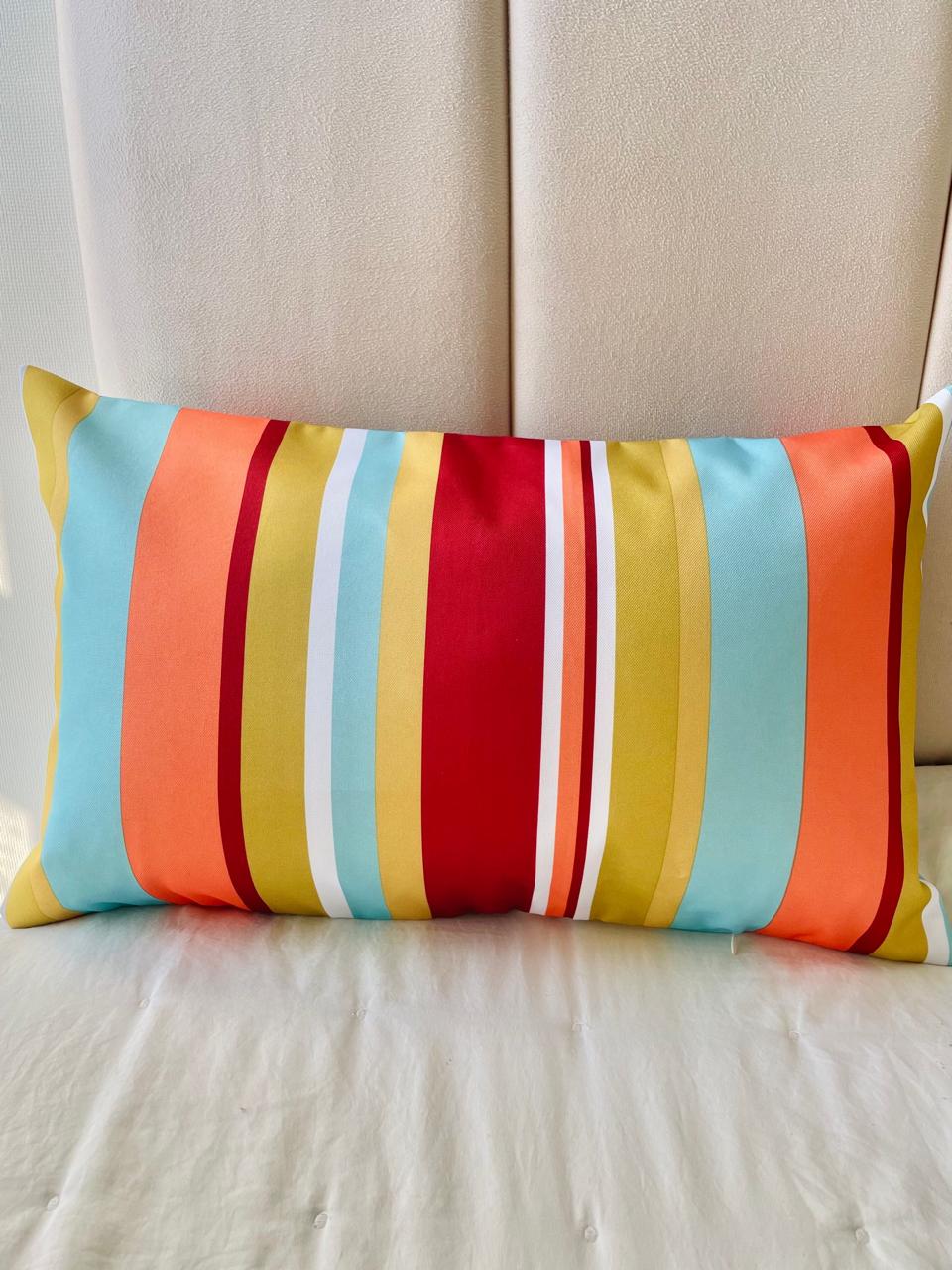 COJÍN TODOHOGARSANTIAGODECHILE FCE11 SET 2 ESTAMPADOS IMPERMEABLES 45 X 45 CM MOSTAZA - 3