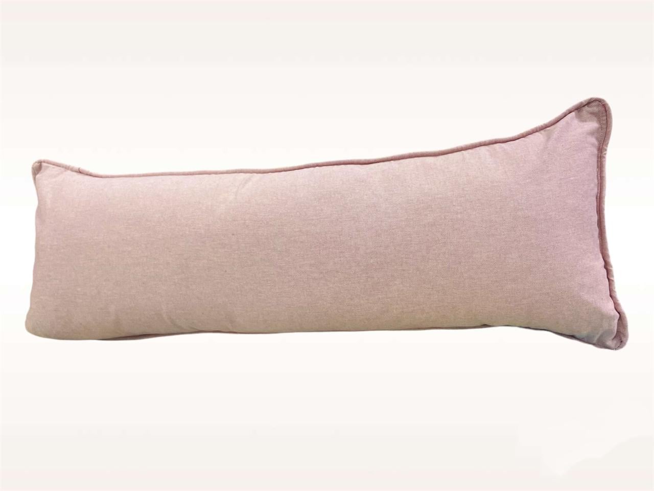 COJÍN TODOHOGARSANTIAGODECHILE RECTANGULAR KING DO 35 X 90 CM ROSA - 1