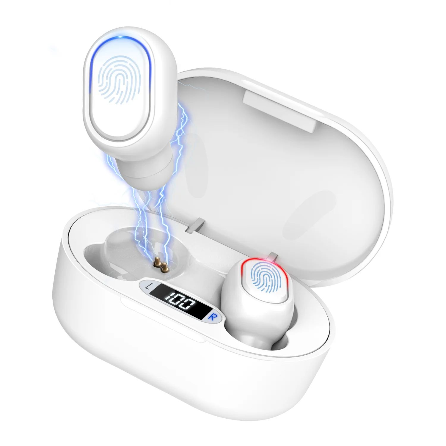 AURICULARES INALÁMBRICOS AUT114 - BLANCO - 1