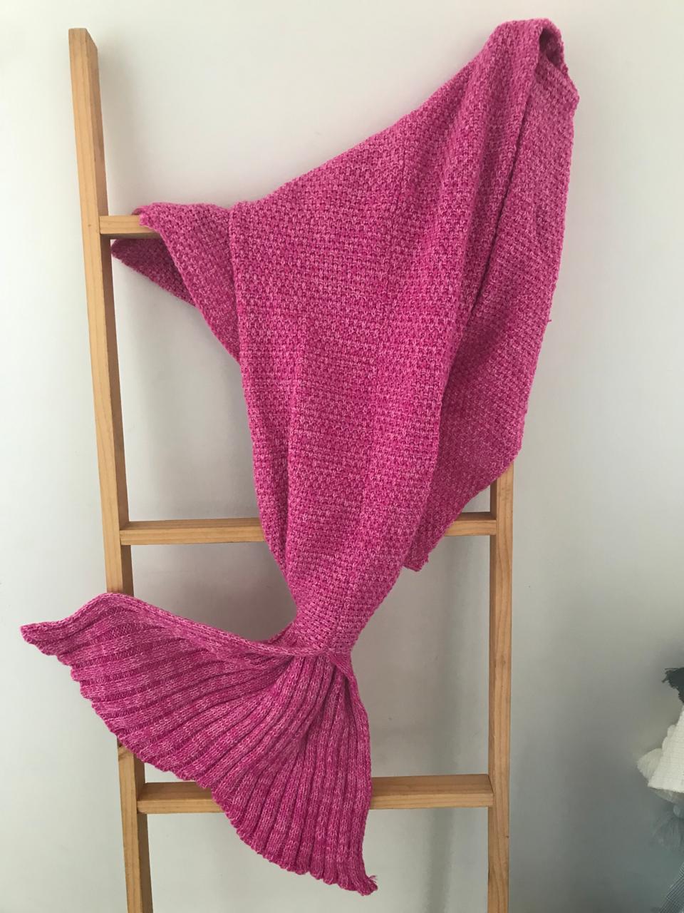 MANTAS COLA DE SIRENA FUCSIA - 3