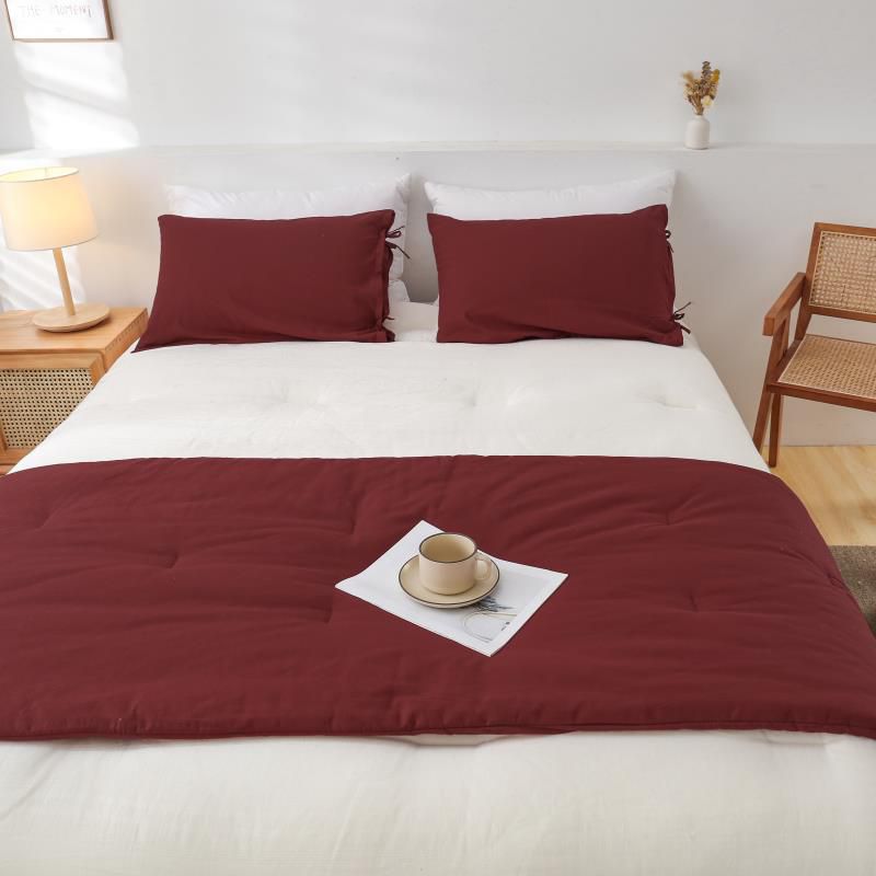 SET DE PIECERA DE LINO CON 2 FUNDAS DE ALMOHADA - 3