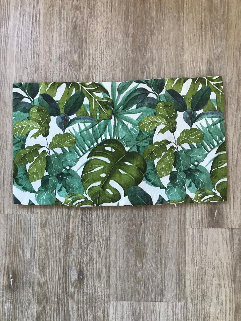 SET DE 2 FUNDAS COMBINADAS - HOJAS VERDES - 3