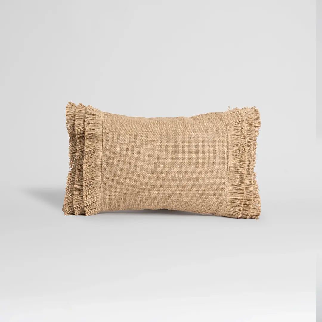 SET DE 2 COJINES DETALLES EN YUTE, 45X45 Y 30X50CM - 2