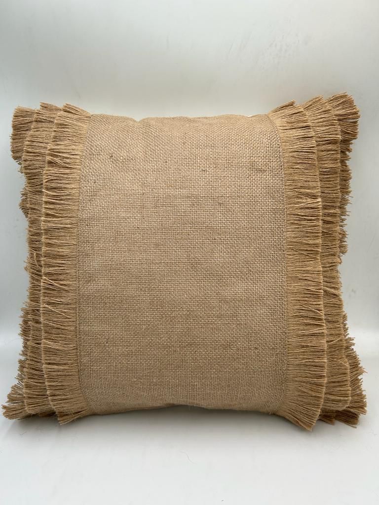 SET DE 2 COJINES DETALLES EN YUTE, 45X45 Y 30X50CM - 3