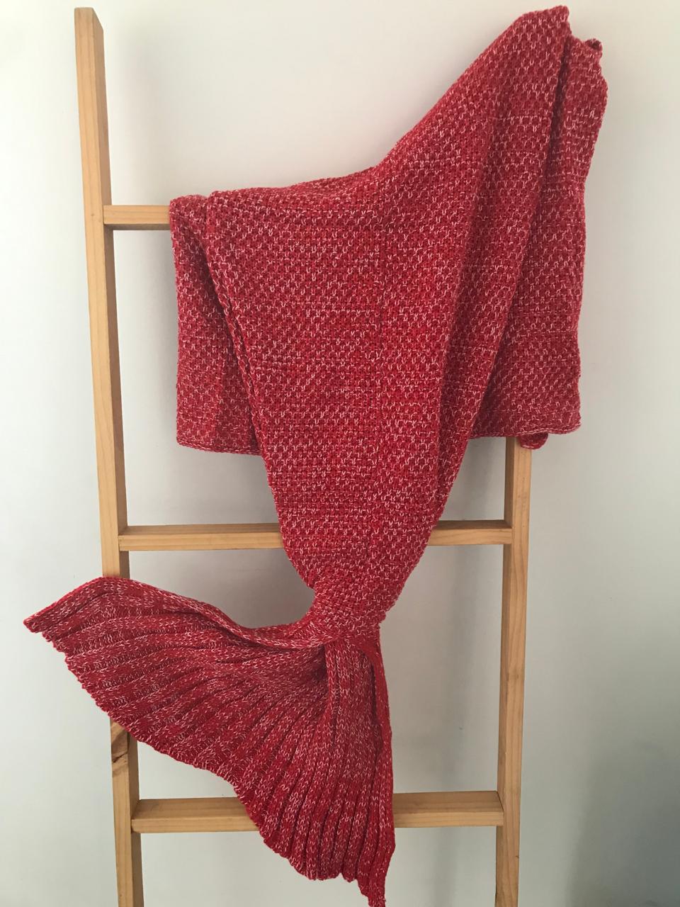 MANTAS ESTILO SIRENA ROJO - 1