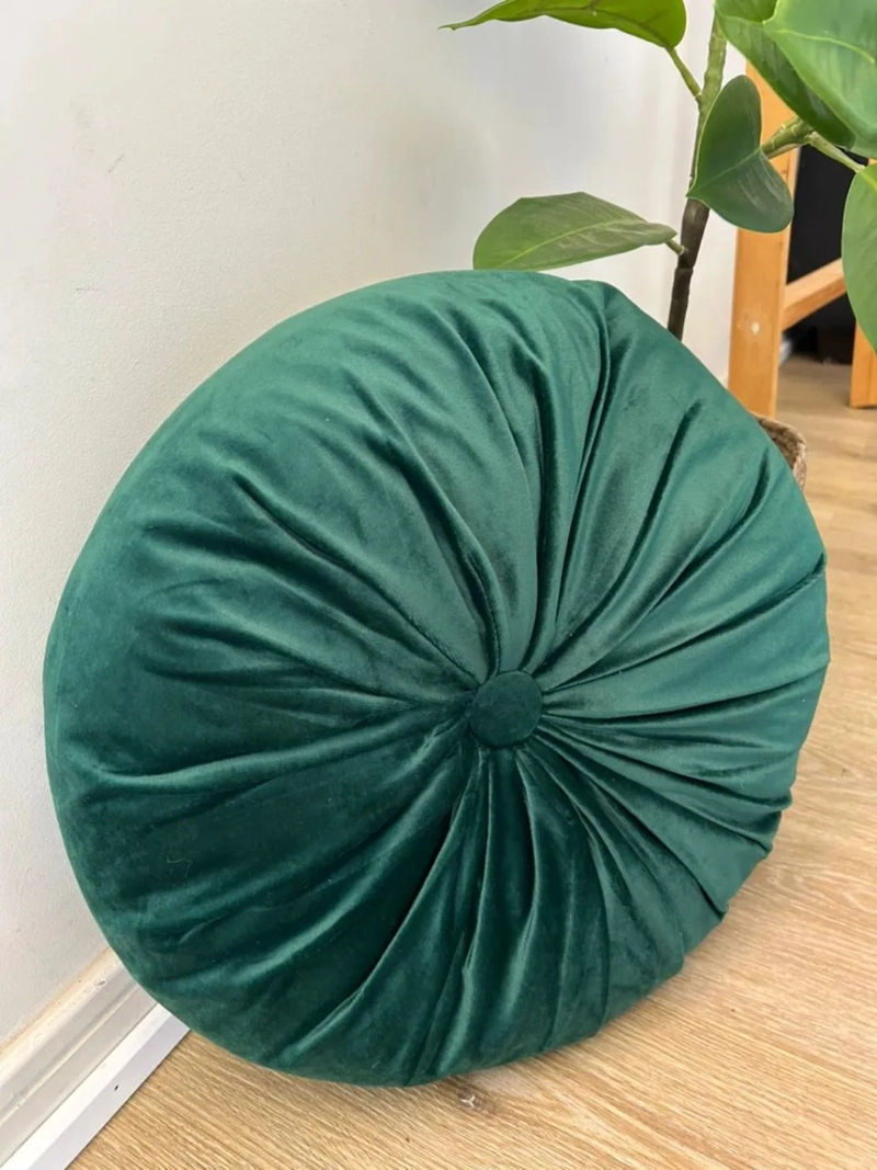 SET DE 2 COJINES REDONDOS 44CM - VERDE - 3