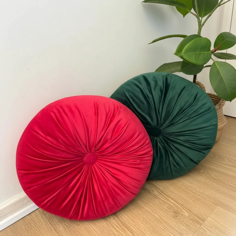 SET DE 2 COJINES REDONDOS 44CM - COMBINADO - 4