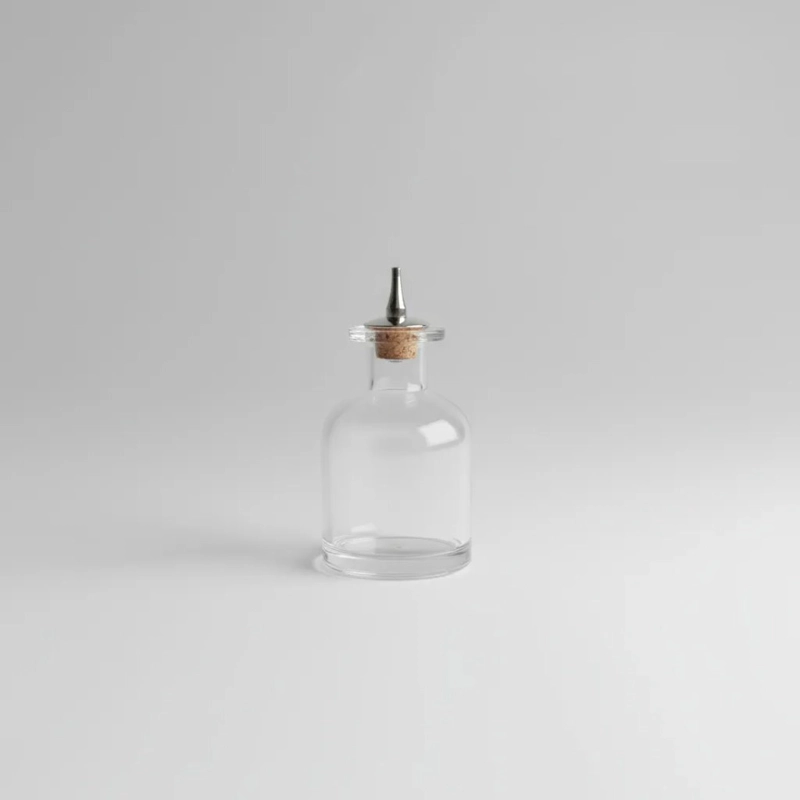 DISPENSADOR ENDULZANTE VIDRIO 130 ML - PLATEADO N04 - 1
