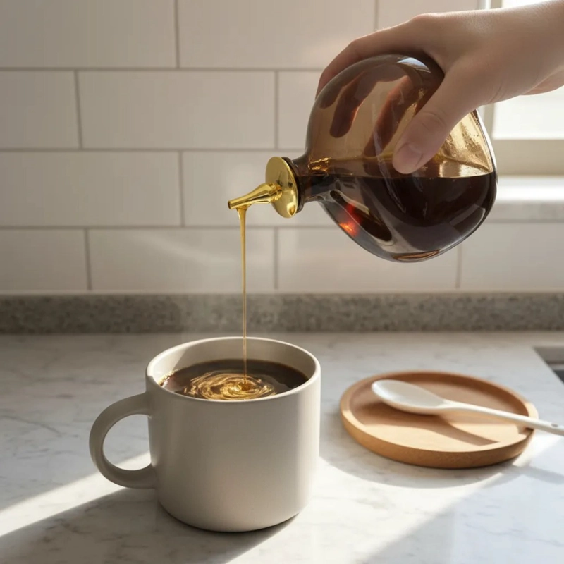 DISPENSADOR PARA ENDULZANTE CAFE - DORADO A - 3