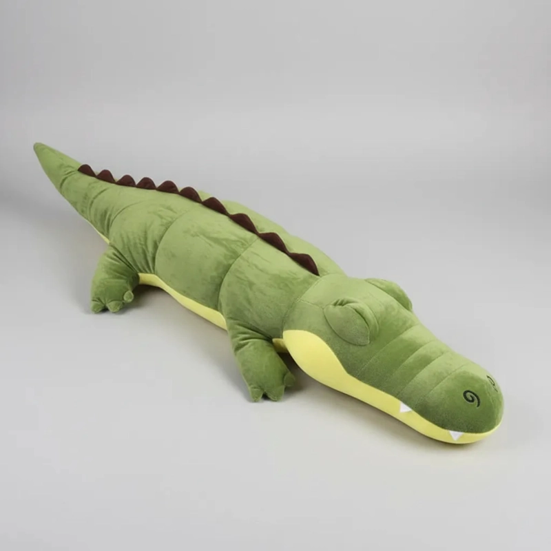 PELUCHE COCODRILO GIGANTE SUAVE Y ABRAZABLE 77 CM - 1