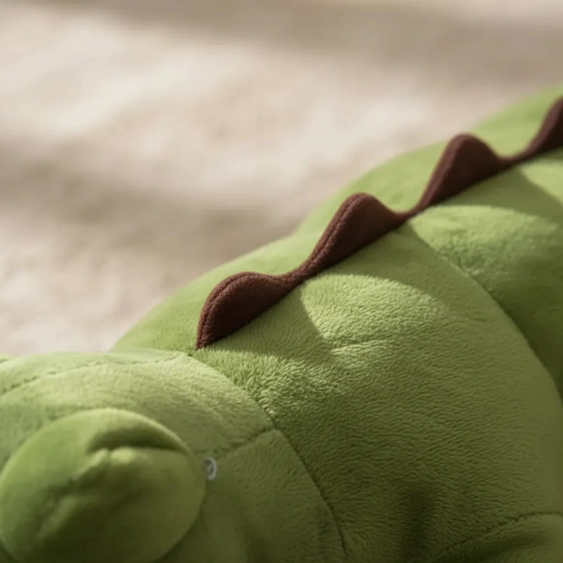 PELUCHE COCODRILO GIGANTE SUAVE Y ABRAZABLE 77 CM - 2