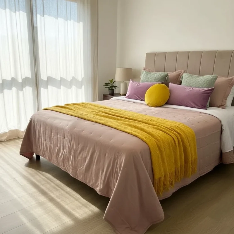 SET RENOVACION DORMITORIO | FULL COLOR 7 PIEZA 2 PLAZAS - 2
