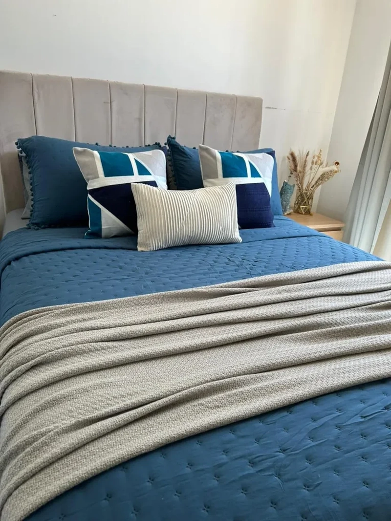 SET RENOVACION VERANO DORMITORIO 6 PIEZAS | CUBRECAMA + COJINES 2 PLAZAS - 3