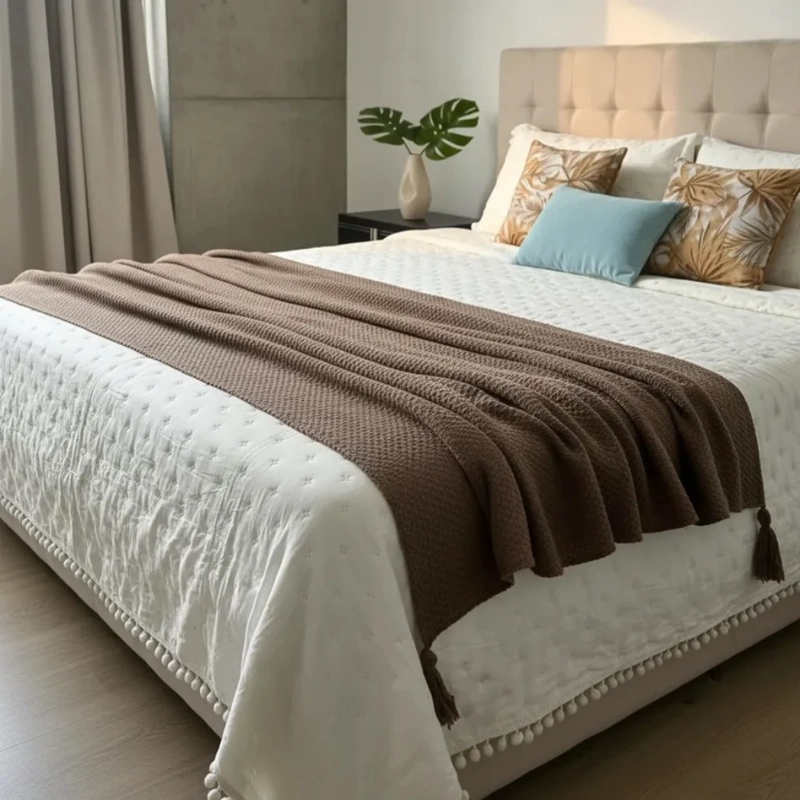SET RENOVACION DORMITORIO ARENA NATURAL 6 PIEZAS KING - 2