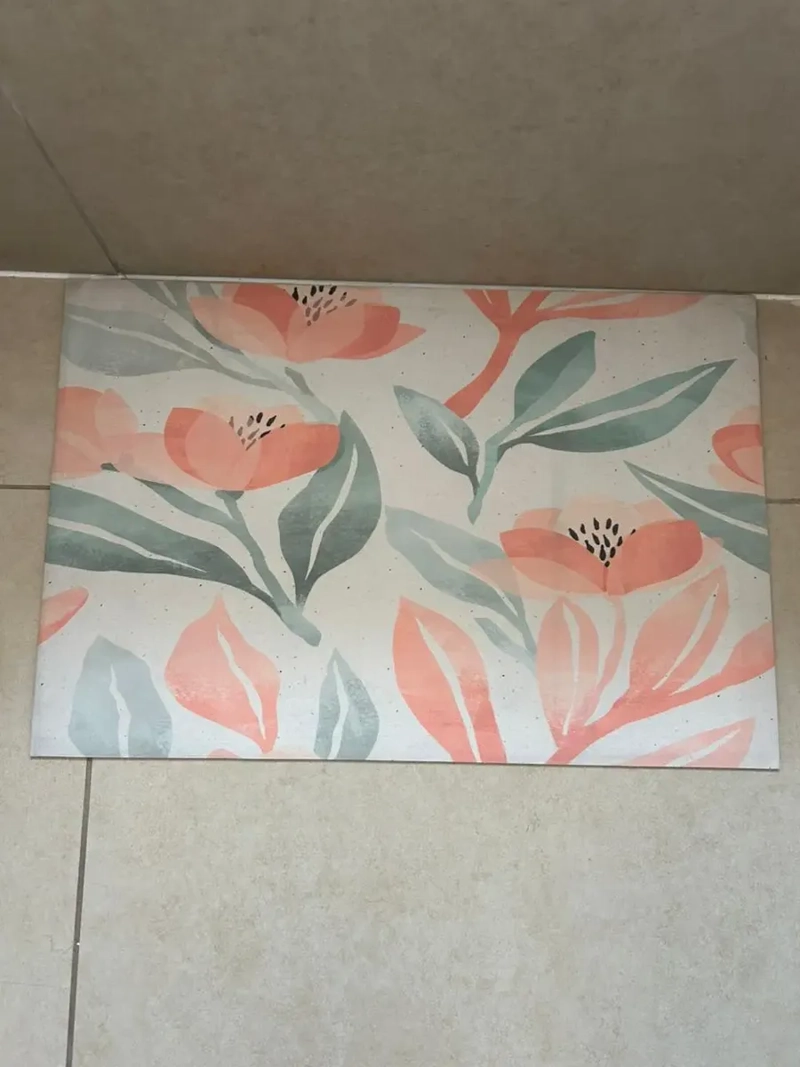 Alfombra Vinílica Decorativa 40×60 Cm - Bloom Soft - 1