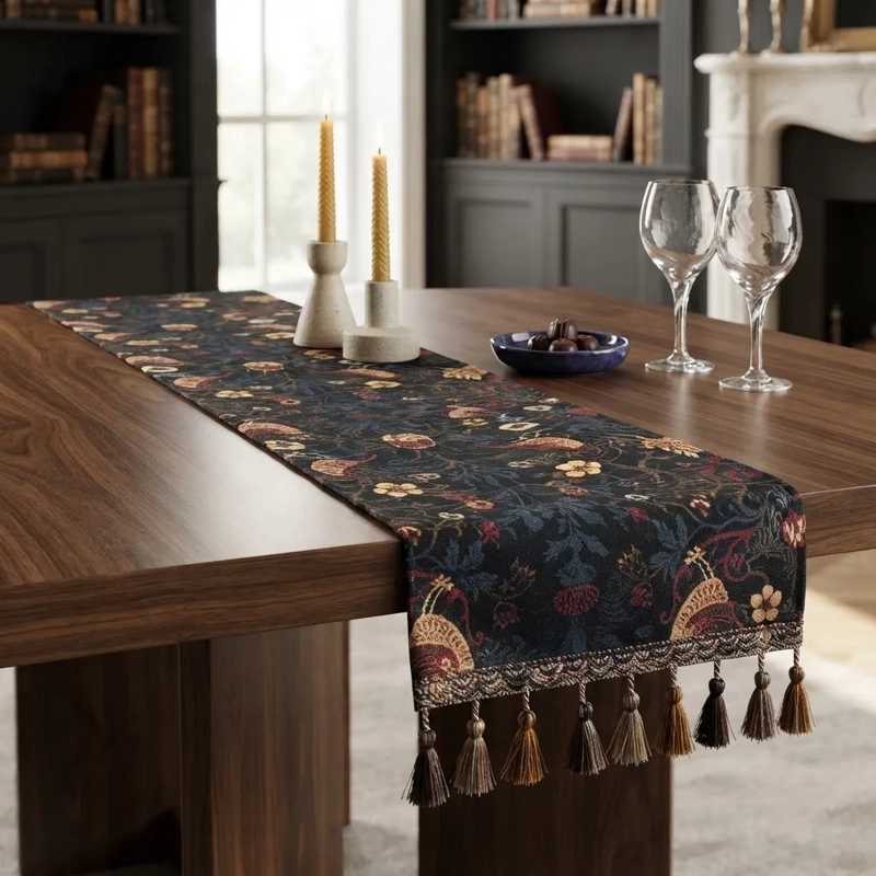 CAMINO DE MESA NOCHE FLORAL | 30 X 180 CM - 2