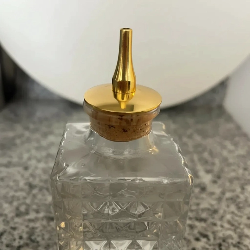 DISPENSADOR DE VIDRIO MULTIFUNCIONAL 130ML HERMOSO Y FUNCIONAL DISPENSADOR, PERFECTO PARA EL ENDULZA - 1