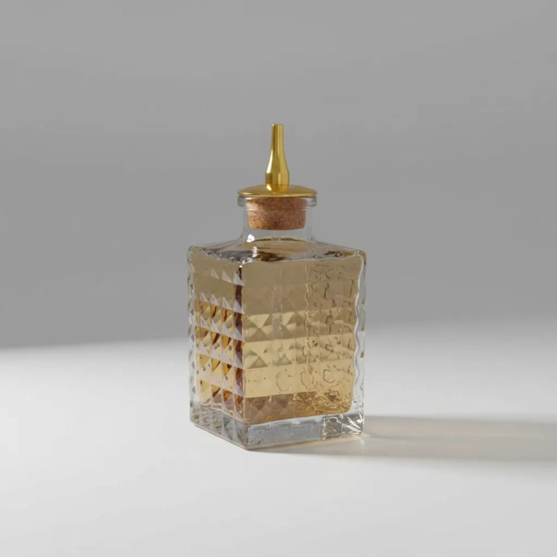 DISPENSADOR DE VIDRIO MULTIFUNCIONAL 130ML HERMOSO Y FUNCIONAL DISPENSADOR, PERFECTO PARA EL ENDULZA - 2