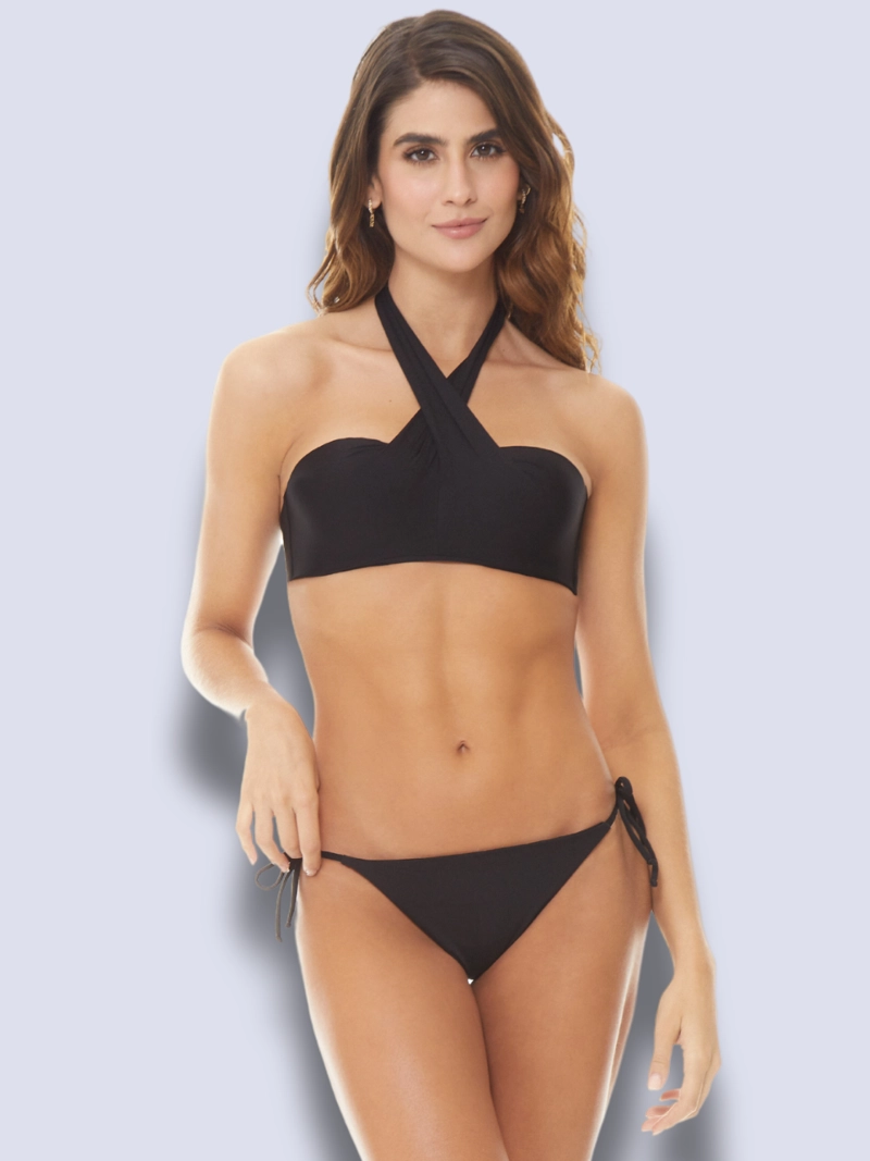 BIKINI MUJER CHAMELA CONJUNTOS NEGRO MULTIFORMA 5 IN 1 30675 - 1