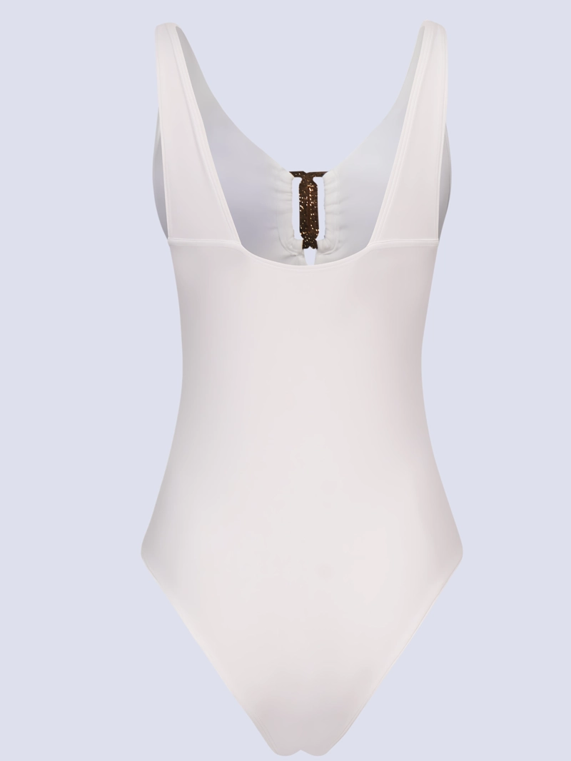 TRAJE DE BAÑO MUJER CHAMELA BLANCO CONTROL DE ABDOMEN 30755 - 3