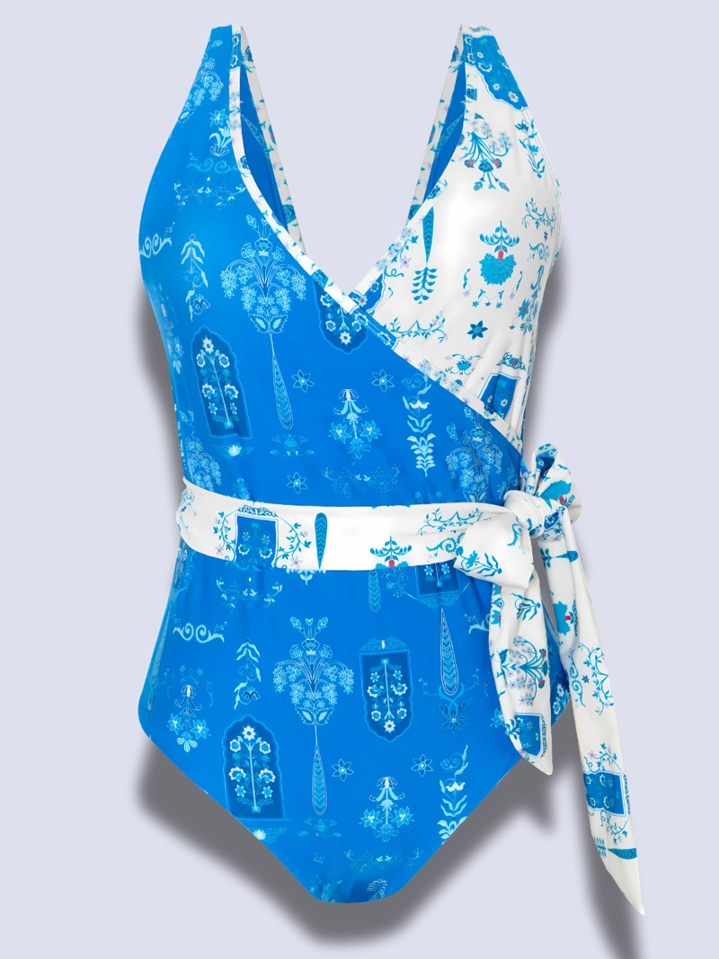 TRAJE DE BAÑO ECO CHAMELA CON CONTROL DE ABDOMEN 44355 - 2