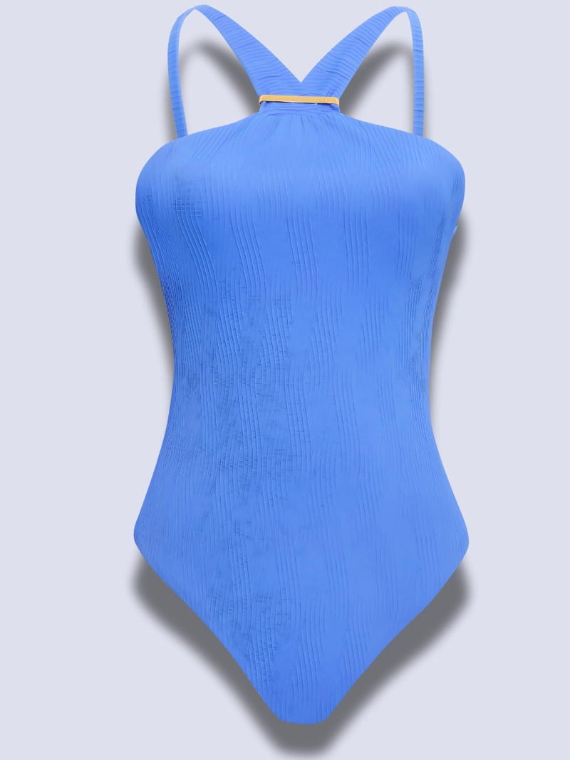 TRAJE DE BAÑO AZUL CONTROL DE ABDOMEN 44655 - 2