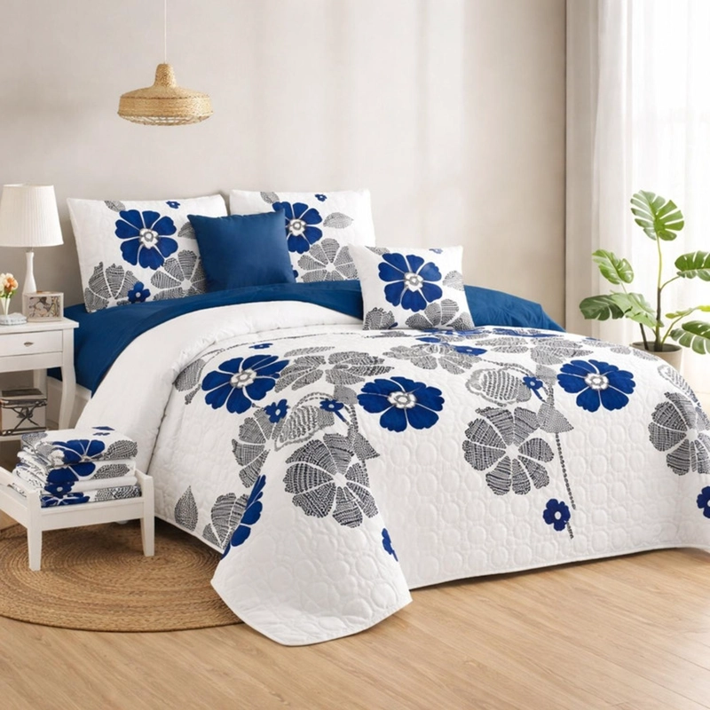 CUBRECAMA DE VERANO + JUEGO DE SABANAS 1.5 PLAZAS + FUNDAS TAMAÑO 1,5 PLAZAS - 1