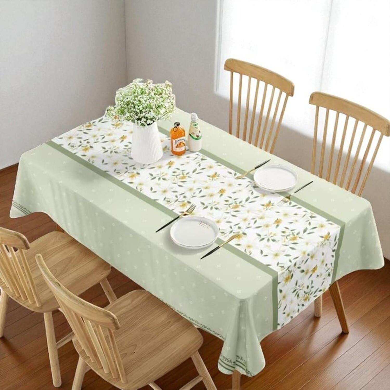 MANTEL DE MESA RECTANGULAR 140CM X 220CM IMPERMEABLE MANTEL - 1