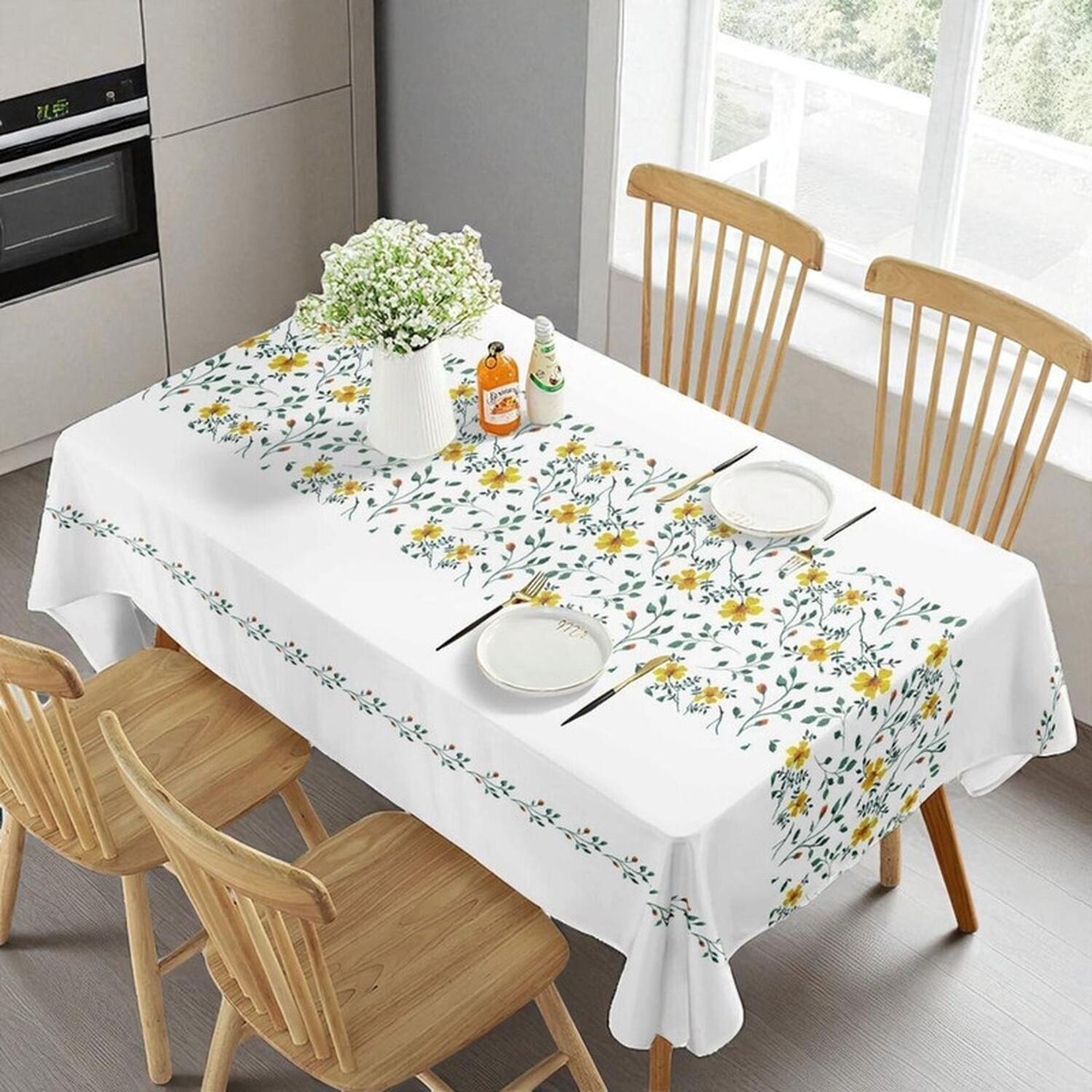 MANTEL DE MESA RECTANGULAR 140CM X 220CM IMPERMEABLE MANTEL - 1