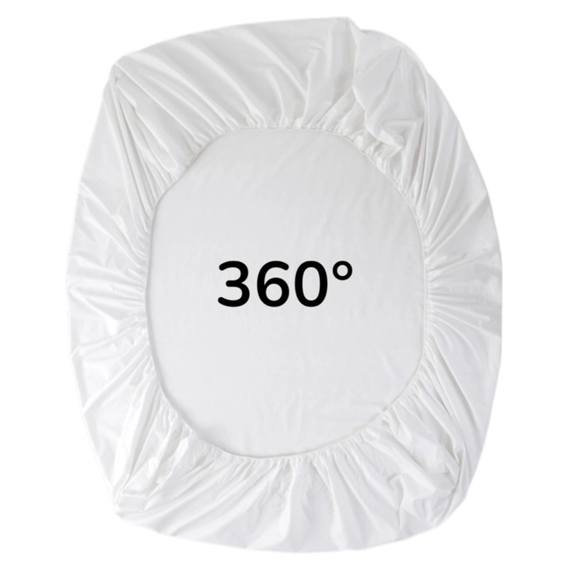 JUEGO DE SABANAS SUPER KING 100% ALGODON + 2 FUNDAS 50X70CM TAMAÑO SUPER KING NEGRO - 3