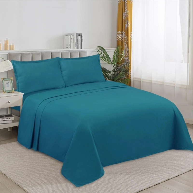 JUEGO DE SABANAS DE 200 HILOS CAMA 1.5 PLAZAS + 1 FUNDA TAMAÑO 1,5 PLAZAS - 1