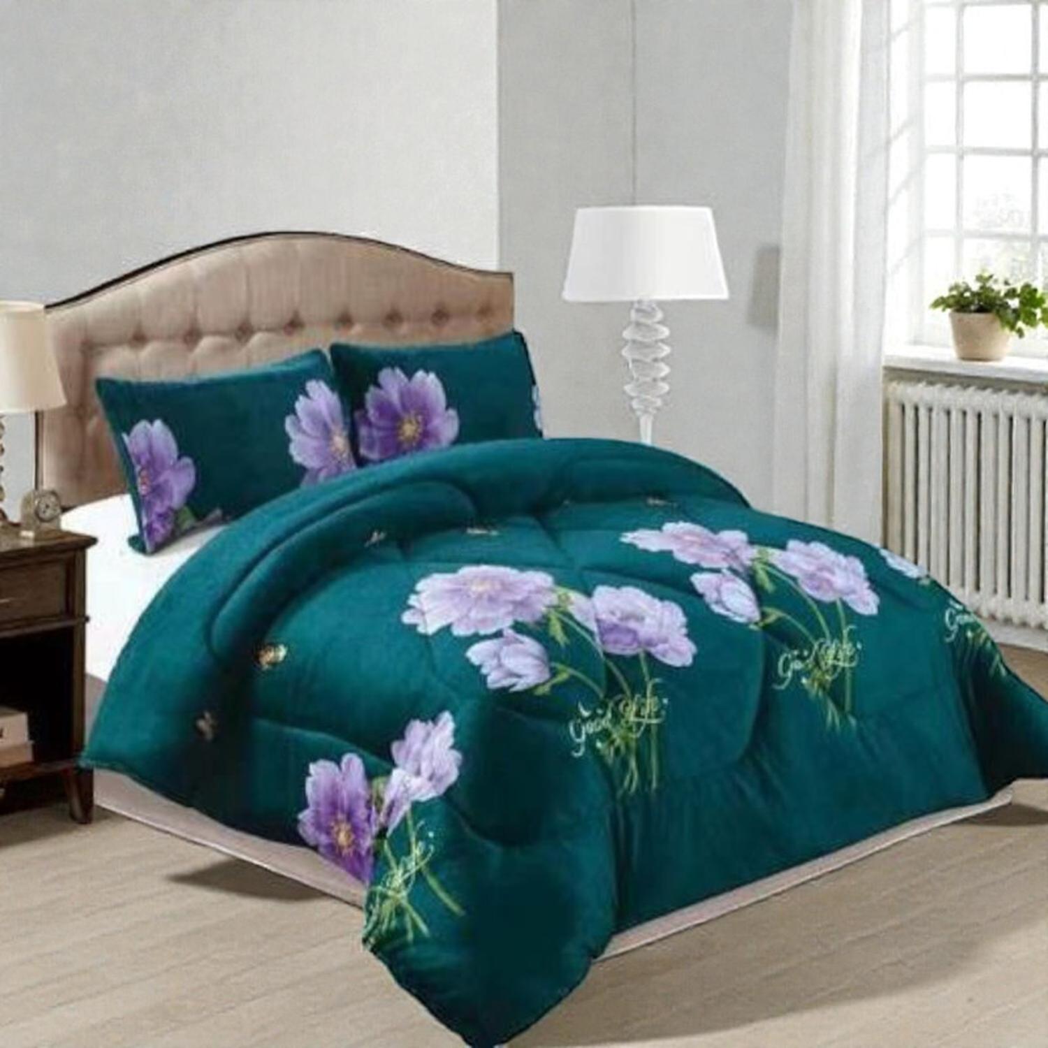 PLUMON PLUSH LISO CON CHIPORRO 2 PLAZAS + 2 FUNDAS ALMOHADA TAMAÑO 2 PLAZAS DISEÑO RS 3 - 1