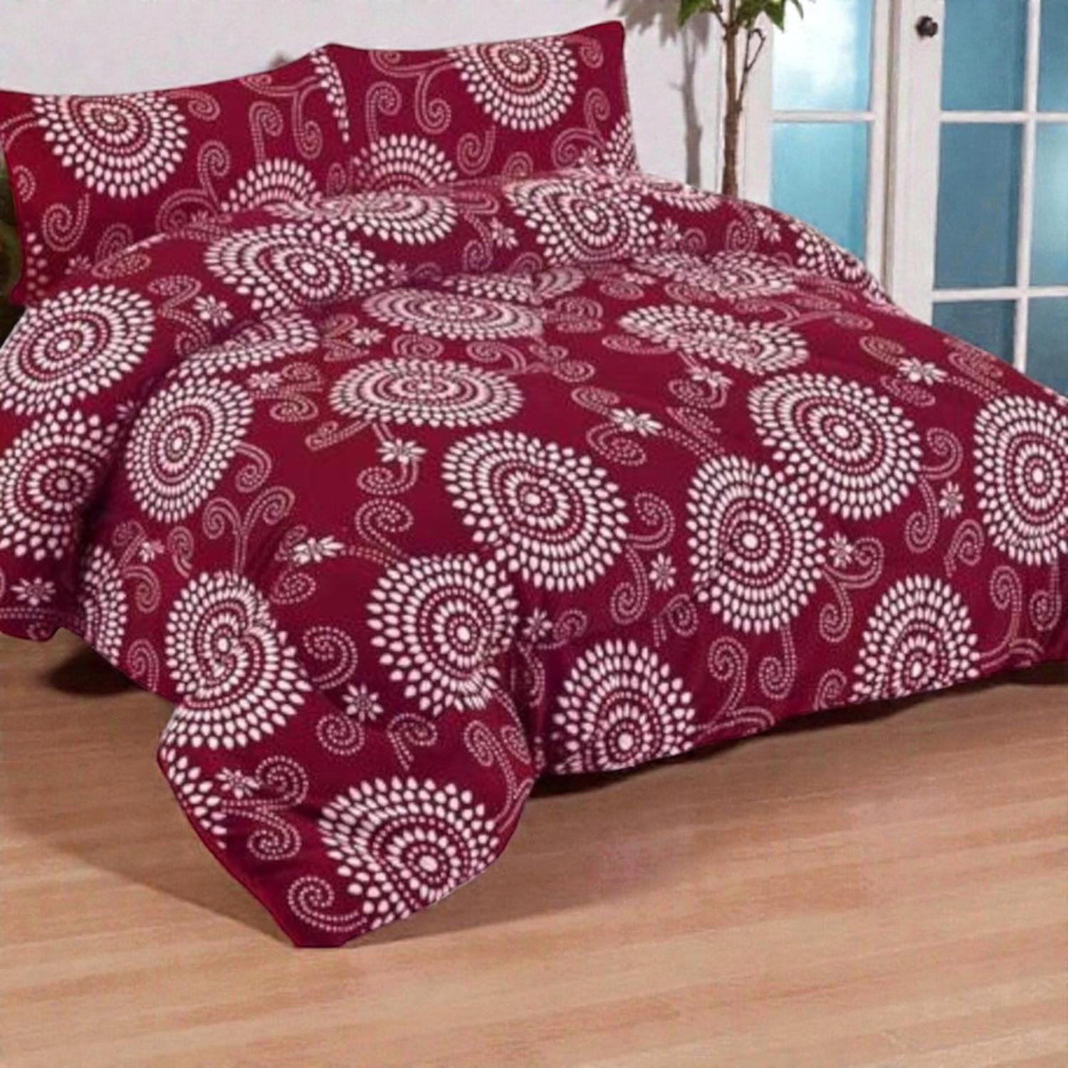 PLUMON PLUSH LISO CON CHIPORRO 2 PLAZAS + 2 FUNDAS ALMOHADA TAMAÑO 2 PLAZAS DISEÑO RS 5 - 1